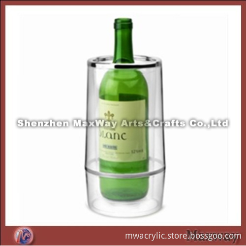 Clear Single Acrylic/Perspex Red Wine Display/Holder